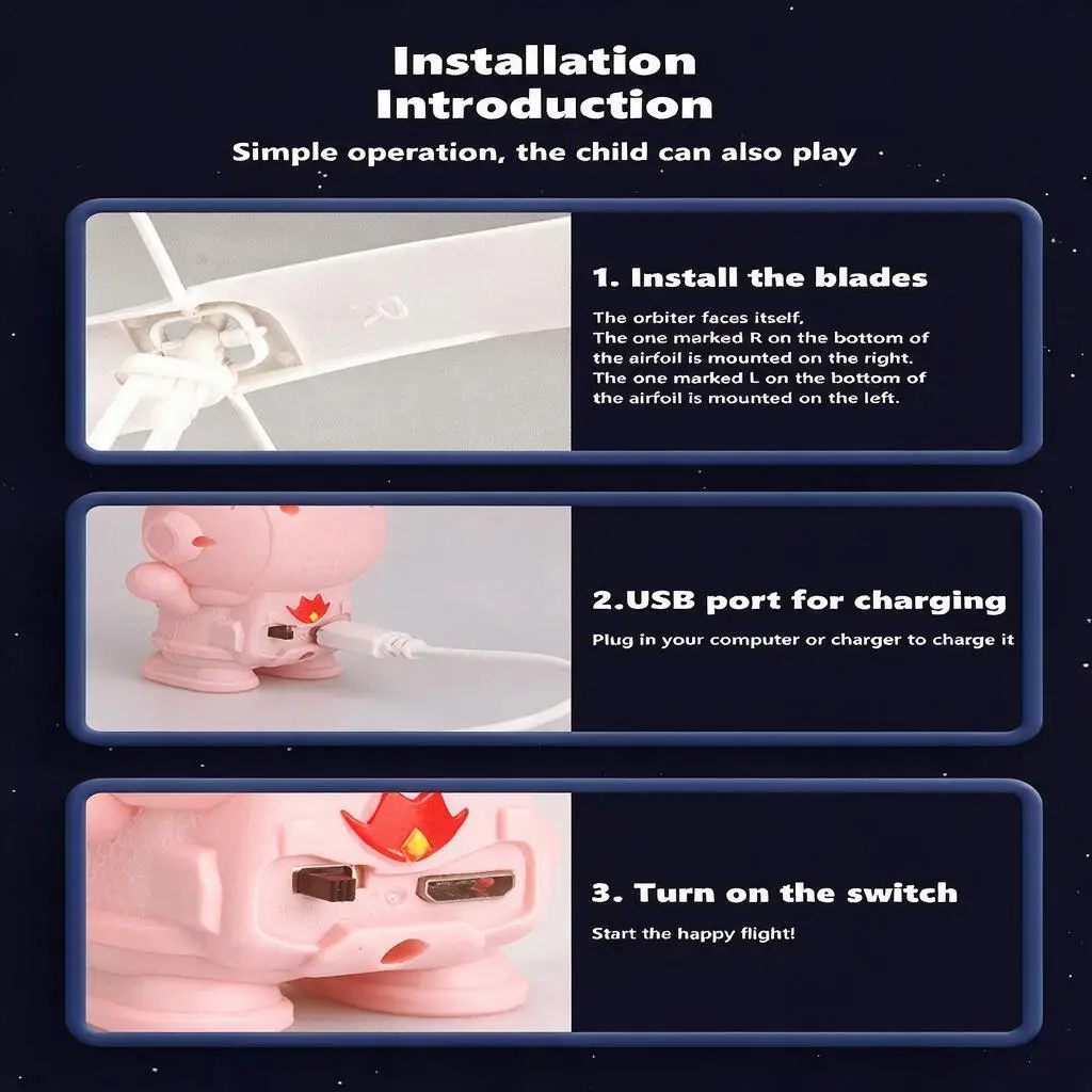 Mini Drone Astronaute Créatif, - Drone Kit Tricopter avis et prix