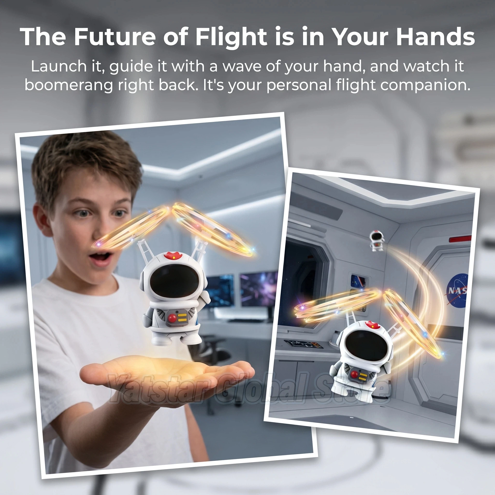 Mini Drone Astronaute Créatif, - Drone Kit Tricopter avis et prix